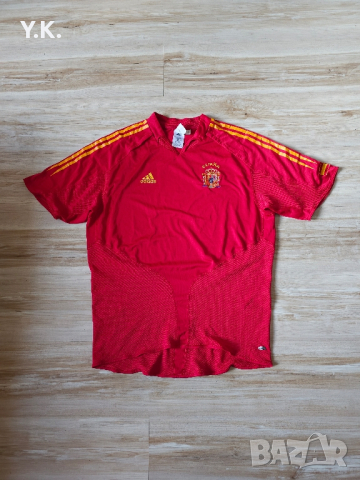 Оригинална мъжка тениска Adidas Climacool x Spain F.C. / Season 04 (Home), снимка 1 - Тениски - 44855888