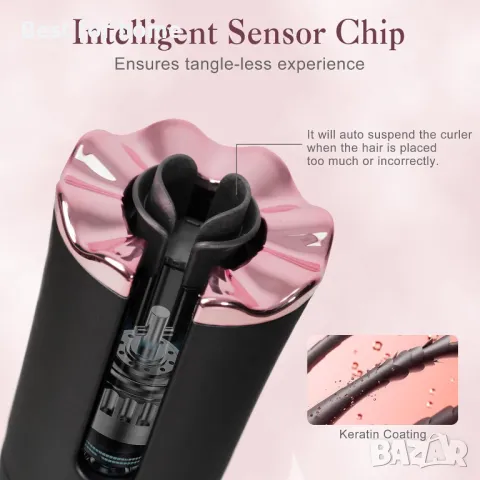 втоматична безжична маша акумулаторна от Yebicola, снимка 2 - Маши за коса - 47816281