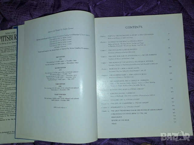 Книга "Pittsburgh: The Story of an American City" автор Stefan Lorant , снимка 2 - Специализирана литература - 51561598