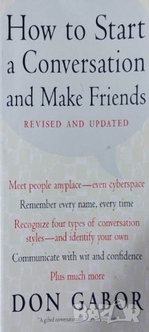 How To Start A Conversation And Make Friends (Don Gabor)