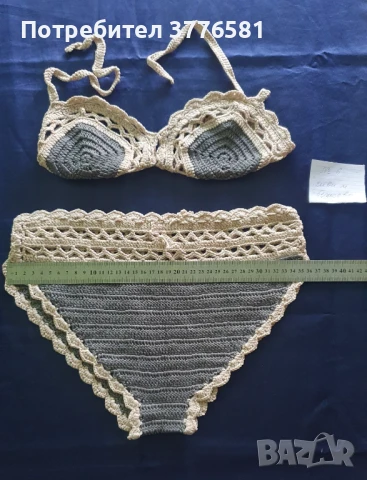 Ръчно плетени дамски бански костюми и бюстиета , снимка 10 - Бански костюми - 51354061