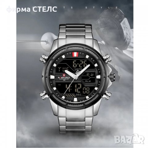 Мъжки часовник Naviforce, Неръждаема стомана, снимка 4 - Мъжки - 40201120