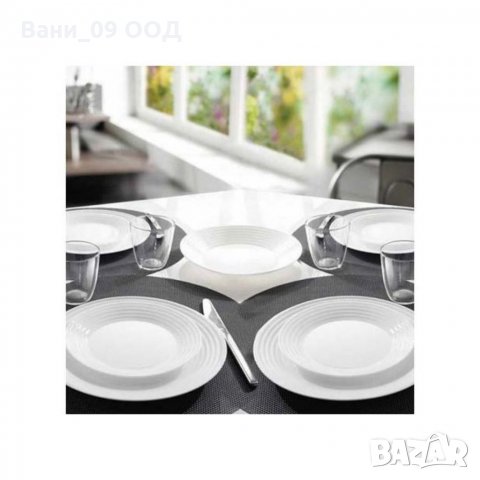 Сервиз за хранене от аркопал-18 части, снимка 2 - Сервизи - 32911240