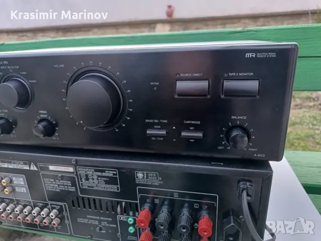 Onkyo A-803 *Продавам качествен японски усилвател*, снимка 3 - Ресийвъри, усилватели, смесителни пултове - 49546381