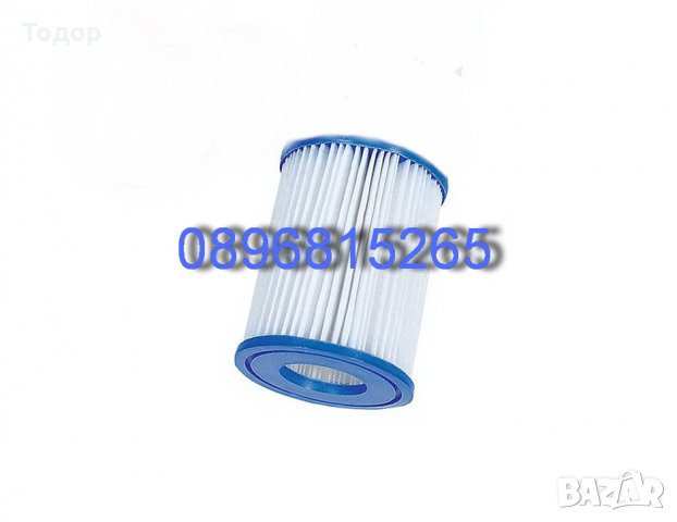 Филтър 9х8см тип 1 за филтриращи помпи, тBestway, тип 1,2,3,4,6 за   BESTWAY 1249- 10 00ТРА/ЧАС  , снимка 2 - Басейни и аксесоари - 33083128