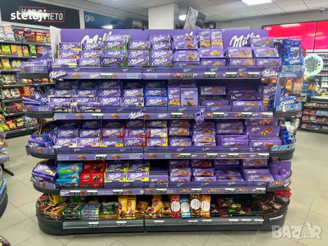 Заоблени рафтове за островен стелаж - гондола., снимка 7 - Стелажи и щандове - 49447938