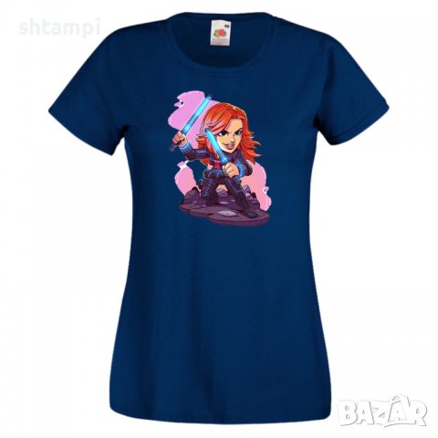 Дамска тениска Marvel Black Widow Игра,Изненада,Подарък,Геймър,, снимка 6 - Тениски - 36740869