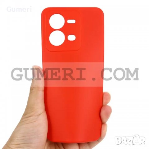 Vivo V25 - Силиконов Гръб - Велур, снимка 6 - Калъфи, кейсове - 39790047