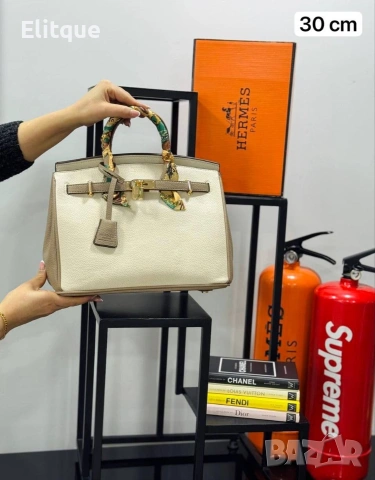 чанти Hermes Birkin 30 ➡️30 Cm ⬆️24 Cm , снимка 7 - Чанти - 53406249