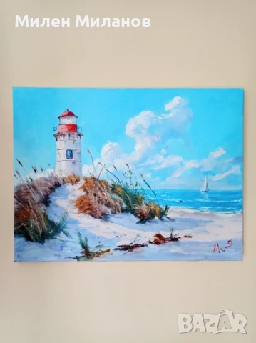 Картина рисувана с маслени бои , снимка 2 - Картини - 50755998