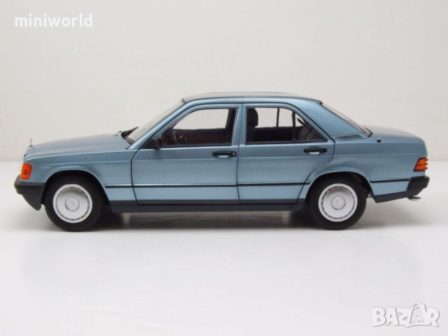 Mercedes-Benz 190 E W201 1984 - мащаб 1:18 на Norev моделът е нов в кутия, снимка 3 - Колекции - 43112808