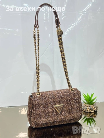 Guess Дамска Чанта С Дълга Дръжка Синджир За През Рамо Гес - Налични Различни Цветове Код SK753, снимка 2 - Чанти - 53158933