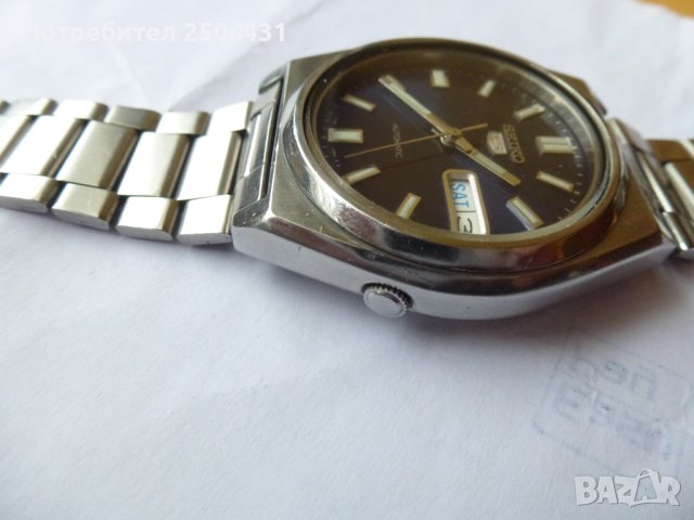 seiko 5 7s26 автоматичен ретро японски мъжки часовник от неръждаема стомана, снимка 6 - Мъжки - 43646191