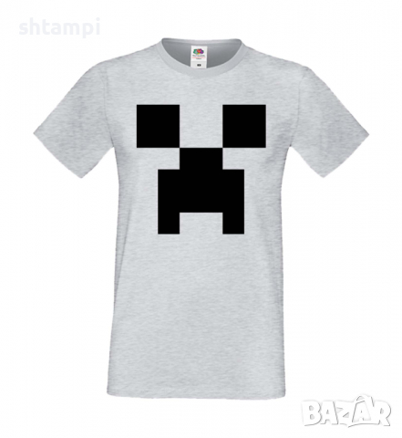 Мъжка тениска Creeper Face 1,майнкрафт Minecraft,Игра,Забавление,подарък,Изненада,Рожден Ден., снимка 12 - Тениски - 36466954