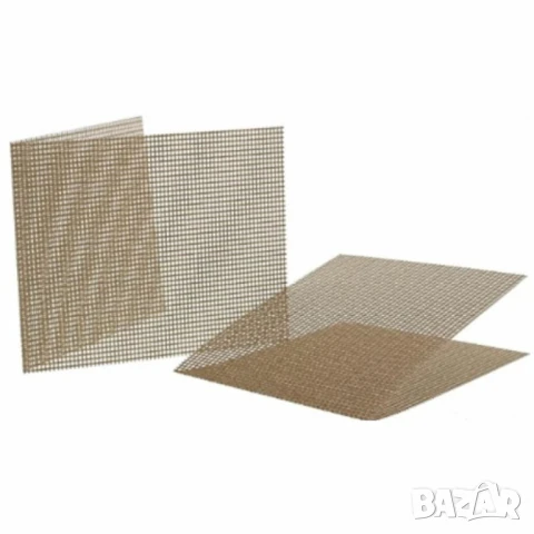 Мрежа за тостер, за сандвич 2бр. NoStik, 14x34см., до 260°, кафяв, в плик, снимка 2 - Други стоки за дома - 50453658