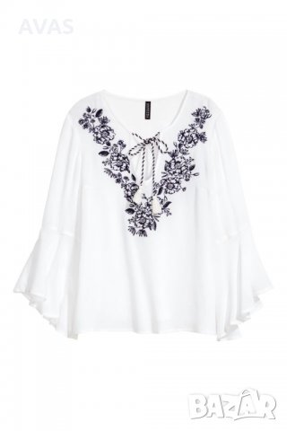 Нова - 45% H&M блуза 40 размер бяла , снимка 2 - Корсети, бюстиета, топове - 32754722