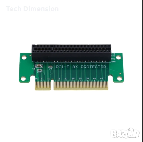 Райзер(Riser) Г-образен адаптер за слот Pci-e X8(X4/X1), снимка 5 - Кабели и адаптери - 52442046