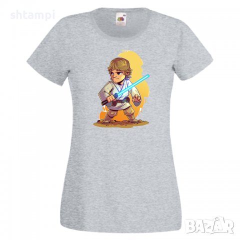 Дамска тениска Star Wars Luke Игра,Изненада,Подарък,Геймър,, снимка 6 - Тениски - 36789126