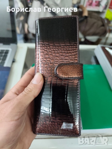 Нов Кожен портфейл enzo nori два броя, снимка 2 - Портфейли, портмонета - 52373395