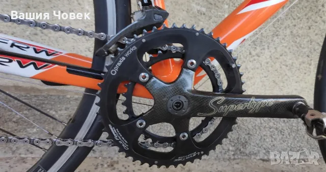 Шосеен велосипед FRW 54 размер 7.750кг., снимка 4 - Велосипеди - 26696120
