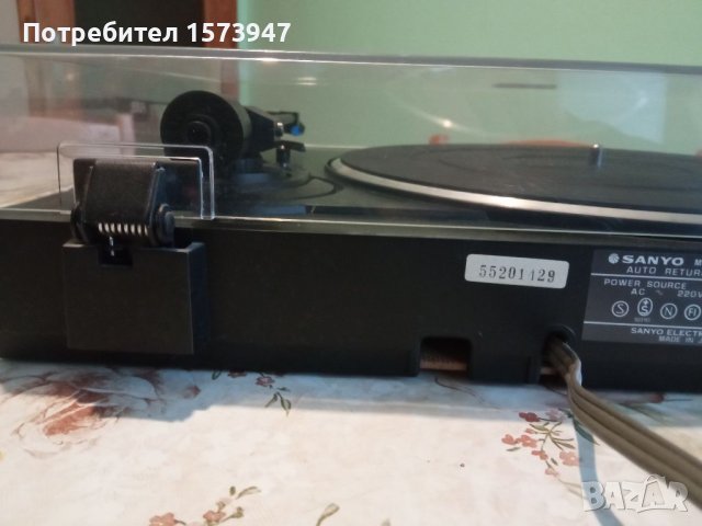 SANYO AUTO RETURN TURNTABLE TP6100, снимка 14 - Грамофони - 38957835