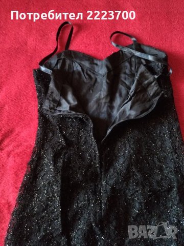 Малка черна рокля - дантела , снимка 2 - Рокли - 48261440