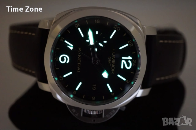 Panerai Luminor 1950 3 Days GMT 44mm Steel Black Dial Automatic Различни Варианти, снимка 11 - Мъжки - 48009872