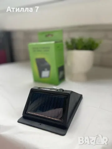 Соларна стенна лампа със сензор за движение, снимка 11 - Лед осветление - 48278939