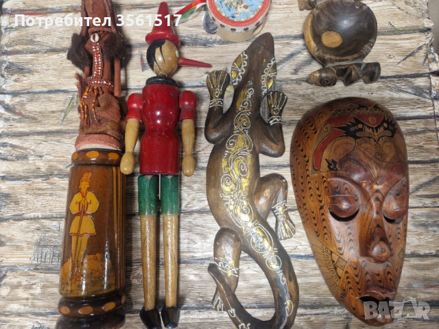 разпродажба сувенири дърво и порцелан 