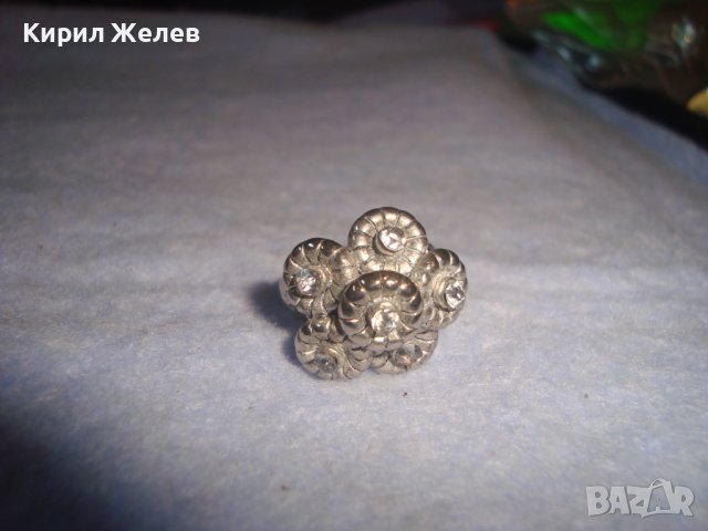 КРАСИВ ПОСРЕБРЕН ФЛОРАЛЕН КРИСТАЛЕН ФЕШЪН АРТ ПРЪСТЕН РЕГУЛИРУЕМ МОДЕЛ 18621, снимка 10 - Пръстени - 37420245