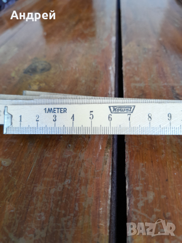Стар дърводелски метър Howal #2, снимка 2 - Други ценни предмети - 36571198