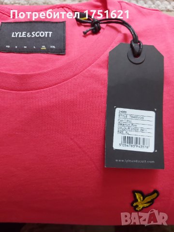 Нова тениска Lyle & Scott  XL, снимка 5 - Тениски - 33299659