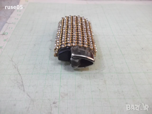 Запалка "CLIPPER" газова с мек пламък обкована с камъни, снимка 4 - Колекции - 50658789