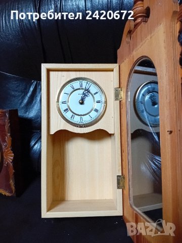 Ретро  дърворезбован  часовник, снимка 5 - Колекции - 43458196