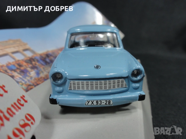 1/43 СТАРА РЕТРО МЕТАЛНА КОЛИЧКА МАЩАБЕН МОДЕЛ TRABANT 601 VITESSE PORTUGAL, снимка 7 - Колекции - 52825541