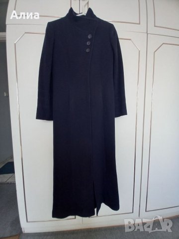 Палто дълго, тъмно синьо, Max Danieli, снимка 11 - Палта, манта - 32734820