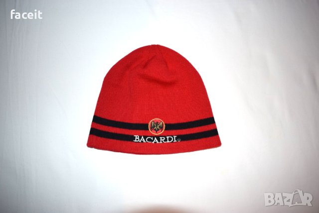 Bacardi - Страхотна 100% ориг. зимна шапка / Бакарди 