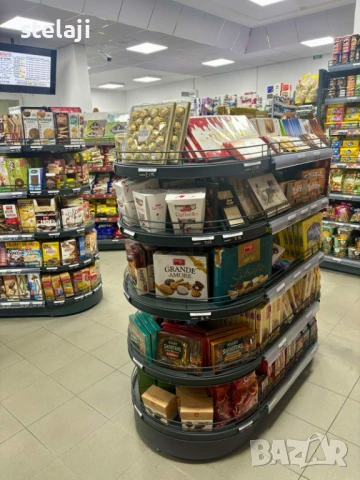 ПРОМО! ОСТРОВНИ СТЕЛАЖИ - ТЪМНО СИВ МАТ ИЛИ БЯЛ!, снимка 10 - Стелажи и щандове - 42988884