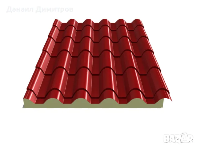 Сандвич панели тип "Керемида"