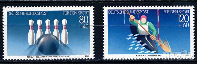 Германия  ГФР 1985 -спорт MNH, снимка 1 - Филателия - 38795203