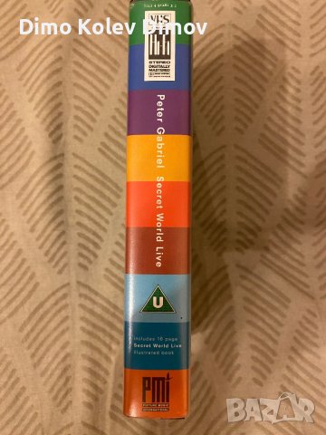 Peter Gabriel Live VHS HiFi Видео Касета, снимка 2 - Други музикални жанрове - 43806473