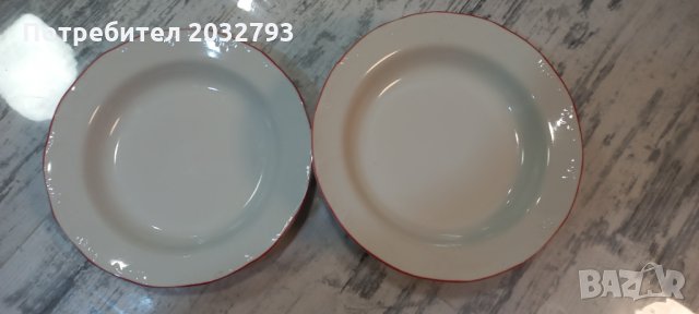 Нови, големи порцеланови чинии, снимка 2 - Чинии - 34634454