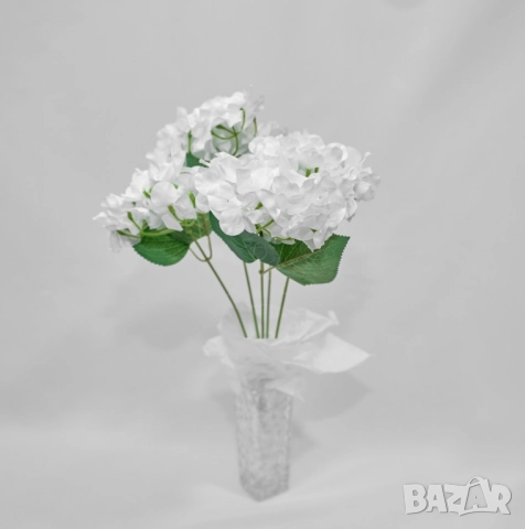 Луксозни букети от изкуствени хортензии – елегантна украса без грижи, снимка 5 - Други стоки за дома - 52137839