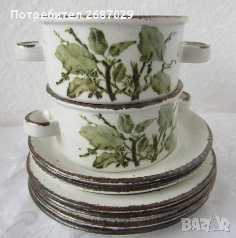 Марков сервиз от 8 части Керамика, съд, чиния, купа stoneware, снимка 13 - Сервизи - 28949879