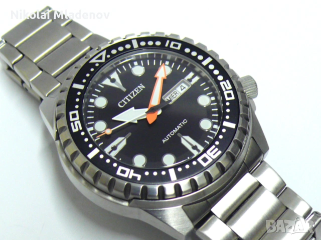 Citizen Diver's Дайвър Автоматичен ръчен часовник, пълен комплект, снимка 7 - Мъжки - 53181119