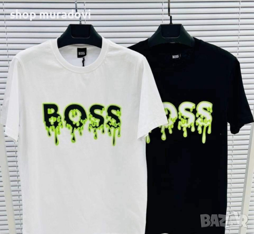 Мъжка тениска Hugo Boss, снимка 4 - Тениски - 44873629