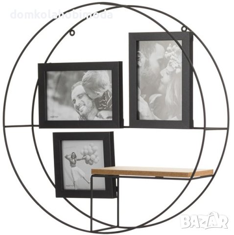 Фоторамка етажерка 42x10 см, Метална, снимка 2 - Декорация за дома - 40593278