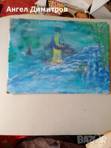 Маслена картина Лунна пътека 