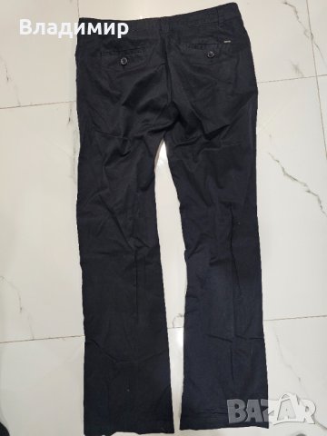 Черен панталон размер м, снимка 2 - Панталони - 43658734