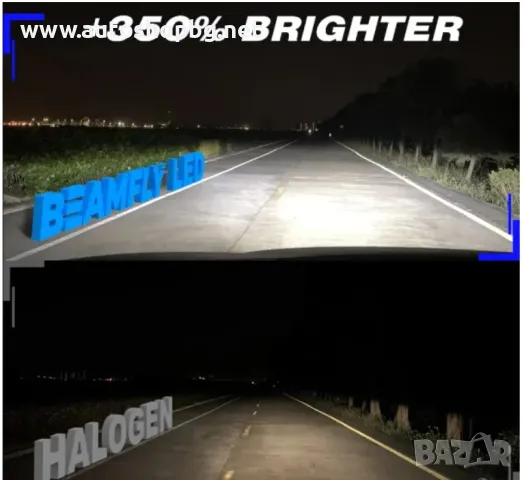 H7 LED крушки без вентилатор, снимка 6 - Аксесоари и консумативи - 48132421